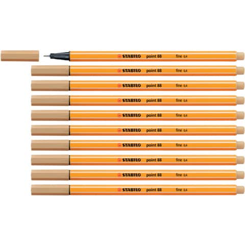 Fineliner Stabilo Point 88® 0,4 mm ocra chiaro 88/88